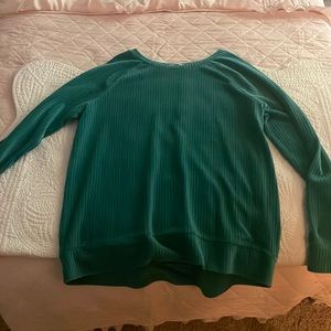 A green sweater size extra extra  large
